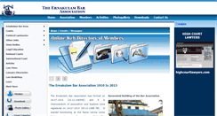 Desktop Screenshot of ernakulambarassociation.com