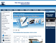 Tablet Screenshot of ernakulambarassociation.com